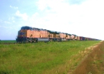 UP 7563  21May2008  NB at Hestes Switch with aggregate